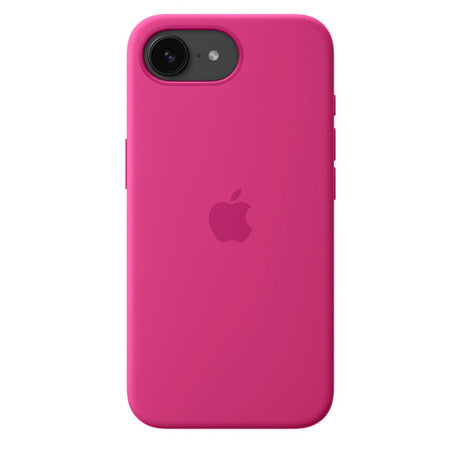 Original Apple iPhone 16e Silikondeksel - Fuchsia (MD3W4ZM/A)