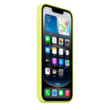 Original Apple iPhone 17e / 16e Silikon Deksel - Neon Yellow (MGYW4ZM/A)