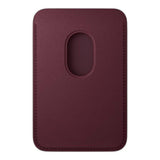 Original Apple FineWoven Wallet - MagSafe Kompatibel - Burgundy (MK9H4ZM/A)