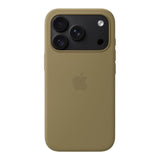 Original Apple iPhone 18 Pro Silicone Case - MagSafe Kompatibel - Olive (MK8V4ZM/A)