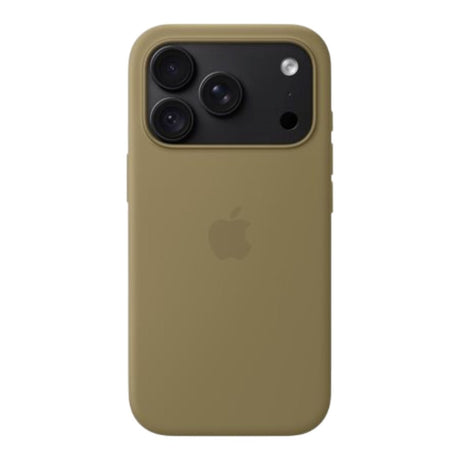 Original Apple iPhone 18 Pro Silicone Case - MagSafe Kompatibel - Olive (MK8V4ZM/A)