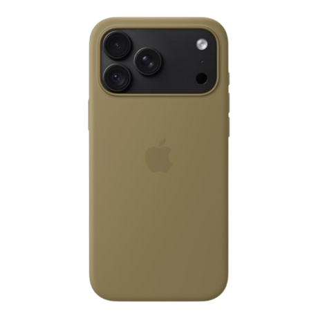 Original Apple iPhone 18 Pro Max Silicone Case - MagSafe Kompatibel - Olive (MK924ZM/A)