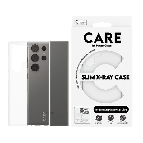 CARE by PanzerGlass Samsung Galaxy S24 Ultra FASHION X-Ray Soft Basic Deksel - Gjennomsiktig