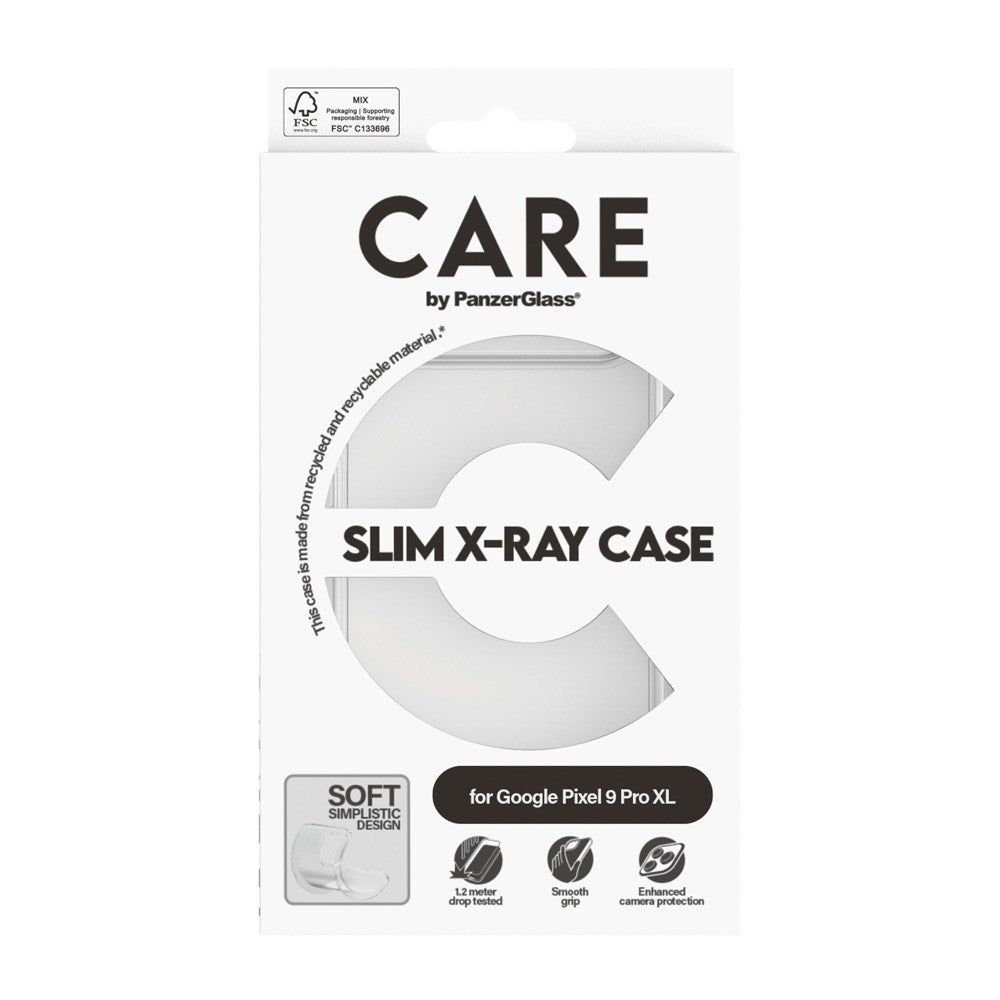 CARE by PanzerGlass Google Pixel 9 Pro XL FASHION X-Ray Soft Basic Deksel - Gjennomsiktig