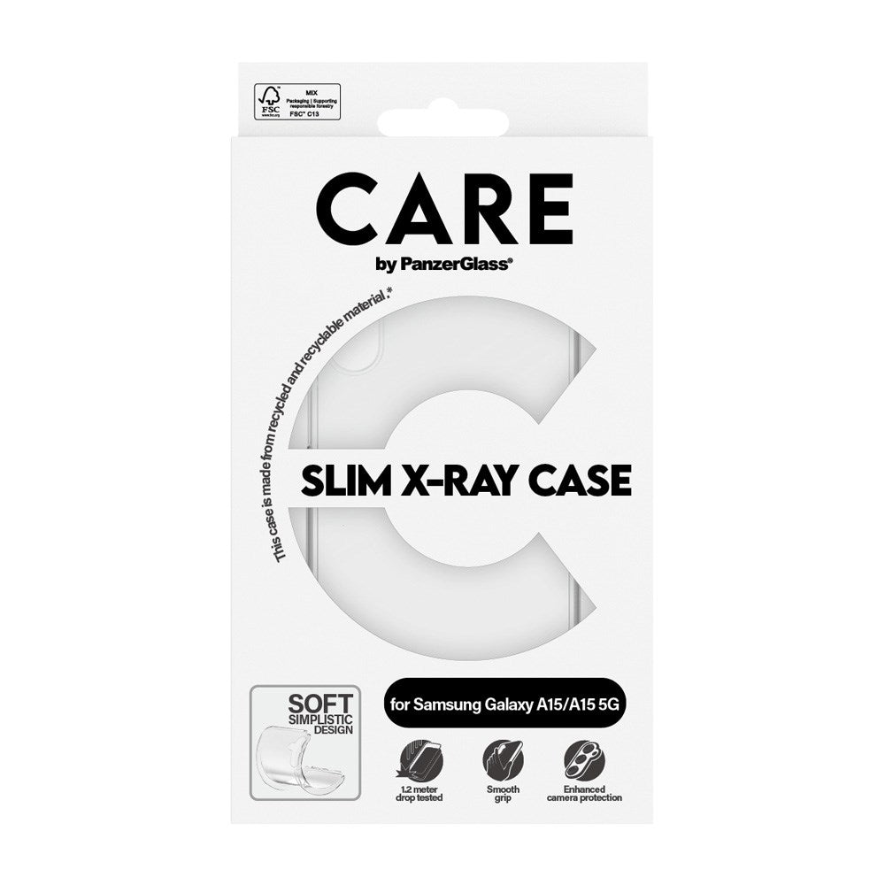 CARE by PanzerGlass Samsung Galaxy A15 / A15 (5G) FASHION X-Ray Soft Basic Deksel - Gjennomsiktig