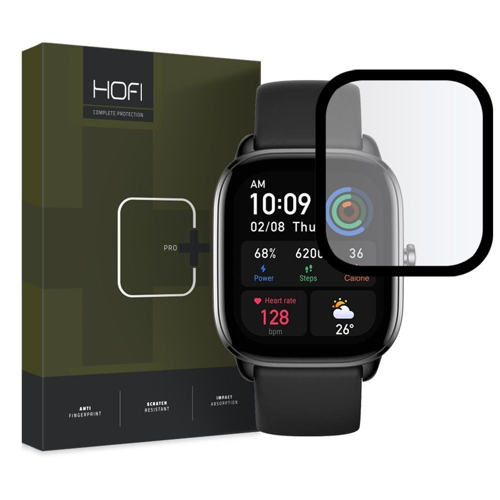 Amazfit GTS 4 Mini Hofi Hybrid Pro+ Skjermbeskytter - Gjennomsiktig / Svart