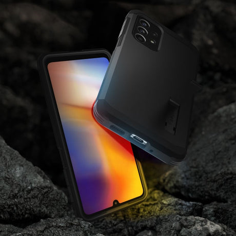 Samsung Galaxy A33 (5G) Spigen Tough Armor Deksel m. Kickstand - Svart