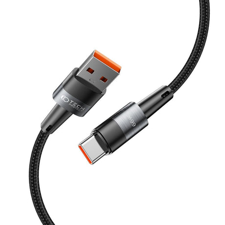 Tech-Protect Ultraboost USB-A til USB-C Kabel 66W/6A 2m - Svart