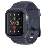 Apple Watch (44/SE/45) Spigen Rugged Armor Pro Deksel - Mørkegrå