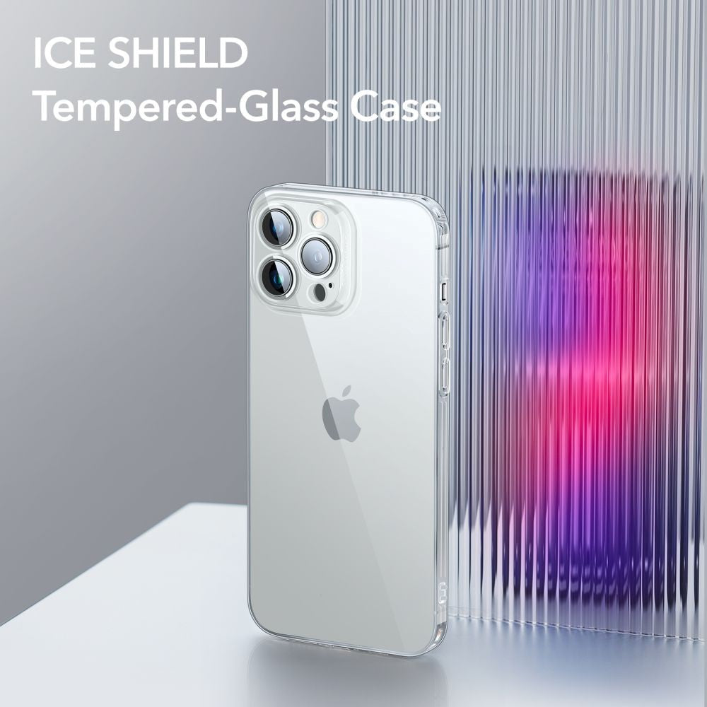 iPhone 14 Pro ESR Ice Shield Hybrid Air-Guard Deksel - Gjennomsiktig