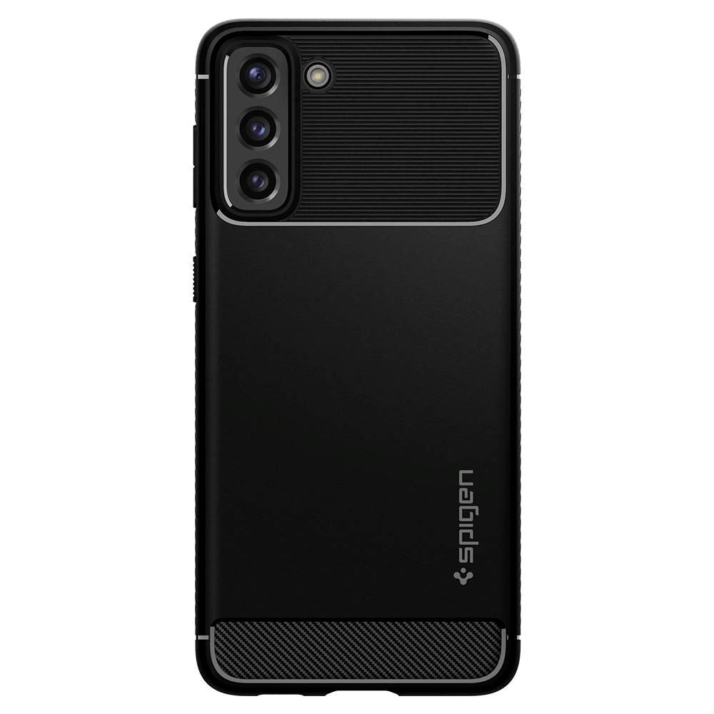 Samsung Galaxy S21 Spigen Rugged Armor Deksel - Sort