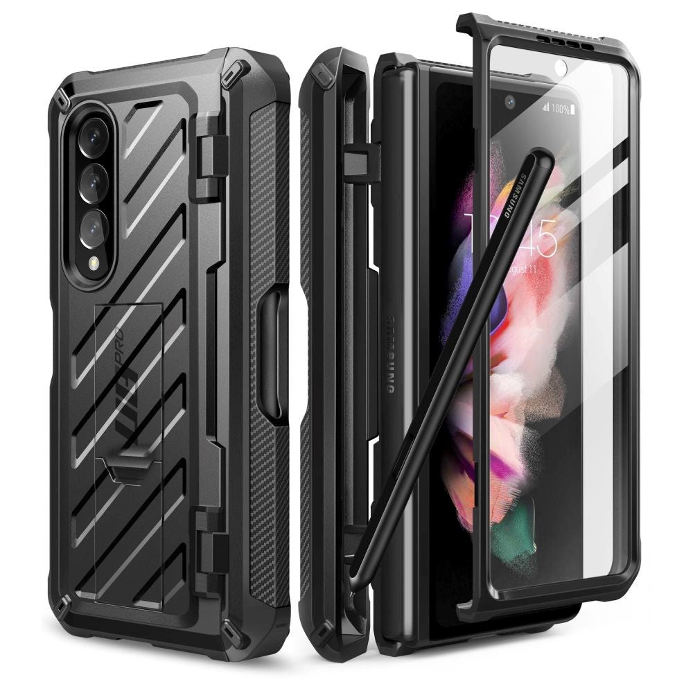 Samsung Galaxy Z Fold3 (5G) SUPCASE Unicorn Beetle Pro Deksel m. Skjermbeskytter - Svart