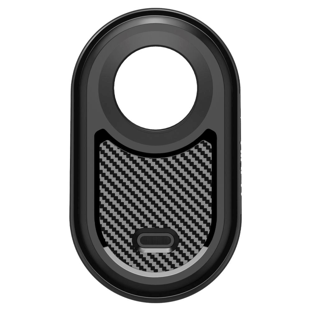 Spigen Samsung Galaxy SmartTag 2 Rugged Armor Deksel m. Karabinkrok - Svart