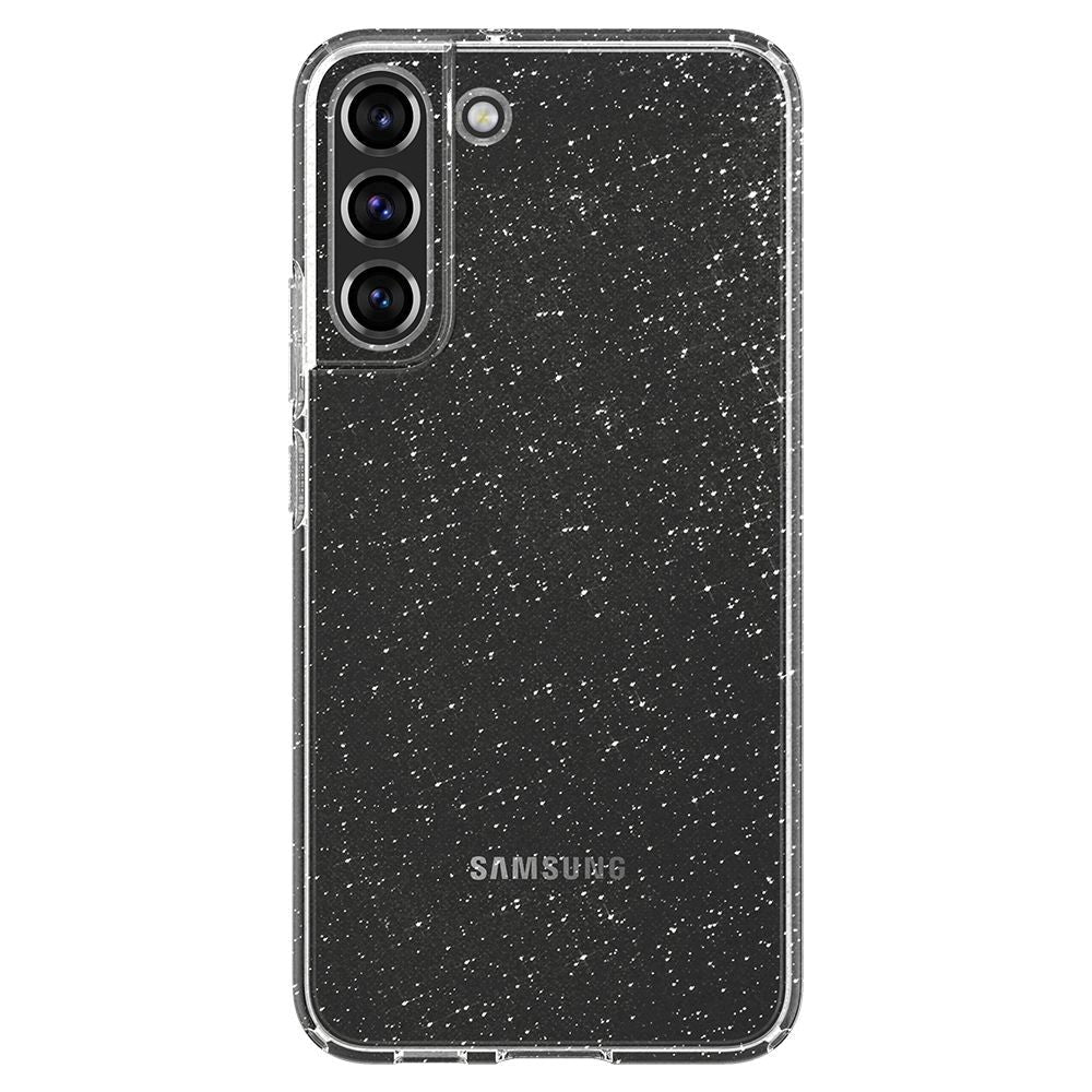 Spigen Samsung Galaxy S22 Liquid Crystal Glitter Deksel - Gjennomsiktig