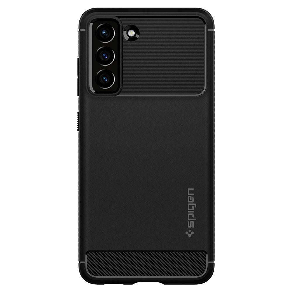 Samsung Galaxy S21 FE (5G) Spigen Rugged Armor Bakdeksel - Svart