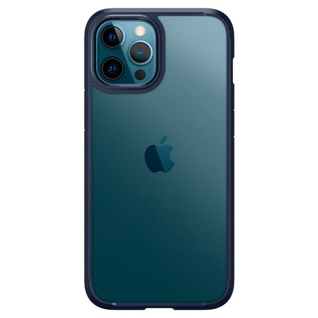 iPhone 12 / 12 Pro Spigen Ultra Hybrid Deksel - Gjennomsiktig / Blå