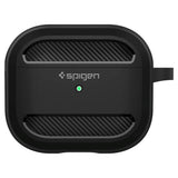 Spigen Rugged Armor Apple Airpods (3. gen.) Ladedeksel med karabinkrok - Svart