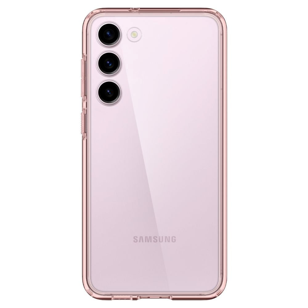 Samsung Galaxy S23 Spigen Ultra Hybrid Deksel - Gjennomsiktig / Rose Crystal