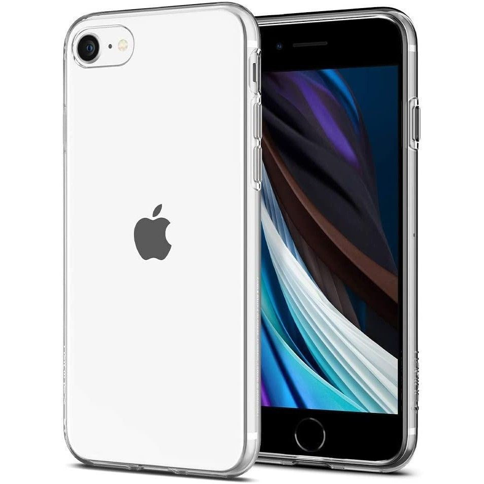 iPhone SE (2022 / 2020) / 8 / 7 Spigen Liquid Crystal Deksel - Gjennomsiktig