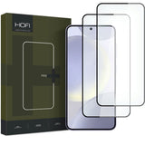 Samsung Galaxy S24+ (Plus) Hofi Glass Pro+ Skjermbeskytter - Case Friendly - 2-Pak - Svart Kant