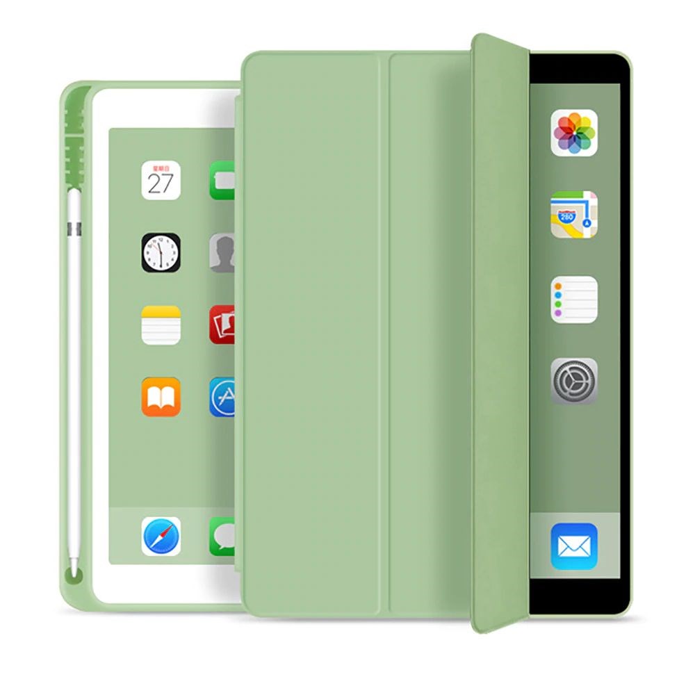 iPad 10.2" (2021 / 2020 / 2019) Tech-Protect SC Tri-fold Deksel - Cactus Green