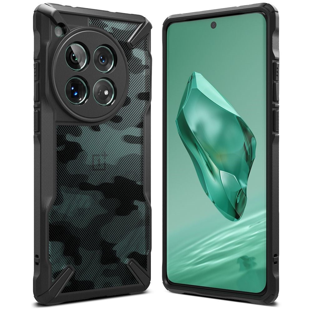 OnePlus 12 Ringke Fusion X Deksel - Svart / Camo