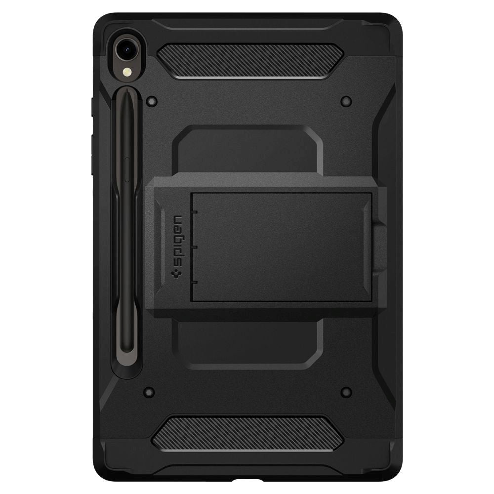 Samsung Galaxy Tab S9 Spigen Tough Armor Pro Deksel m. S-Pen Holder & Kickstand - Svart