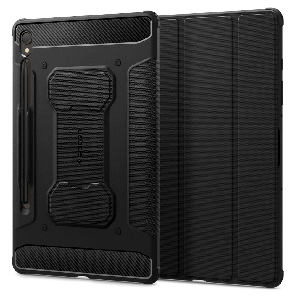 Samsung Galaxy Tab S9 Spigen Rugged Armor Pro Deksel - Svart