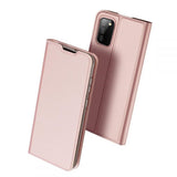 Samsung Galaxy A03s DUX DUCIS Skin Pro Series Thin Wallet Kunstskinn Flipdeksel - Rosa Gull