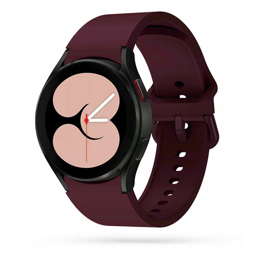 Samsung Galaxy Watch 4 (40-44mm) / Watch 4 Classic (42-46mm) Tech-Protect Icon Band Stropp - Bordeaux