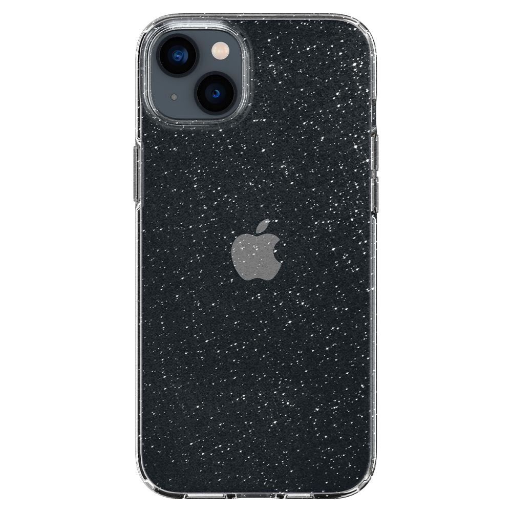 Spigen iPhone 14 Liquid Crystal Glitter Deksel - Gjennomsiktig