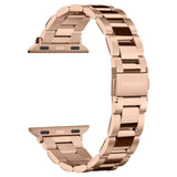 Apple Watch (38/40/SE/41/42mm) Spigen Modern Fit Band - Rustfritt Stål Reim med Pinner - Rose Gull