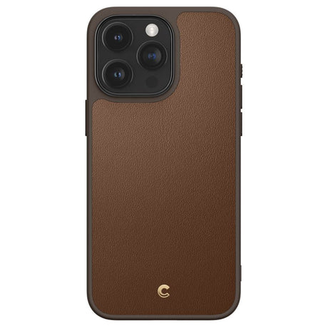 iPhone 15 Pro Cyrill Kajuk Mag Hybrid Deksel - MagSafe Kompatibel - Saddle Brown