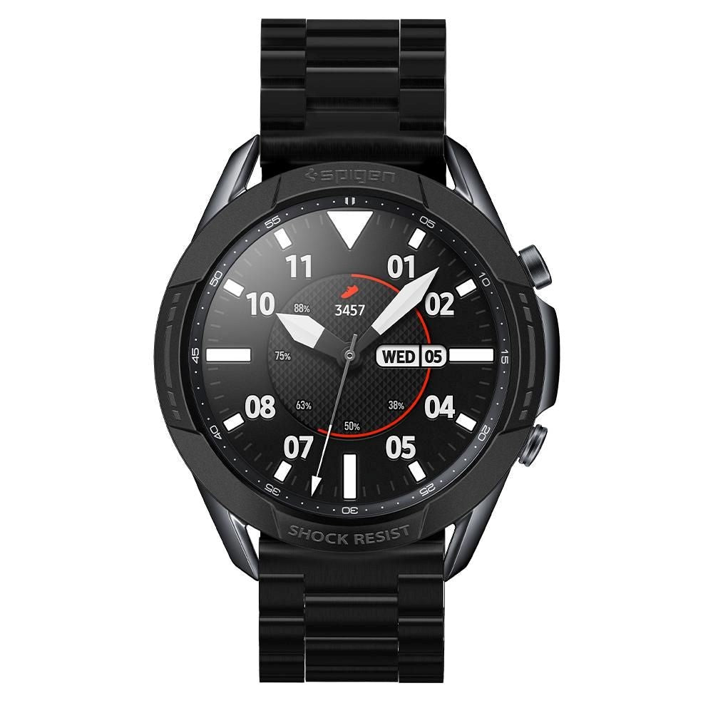 Samsung Galaxy Watch 3 (45mm) Spigen Chrono Shield Deksel - Svart