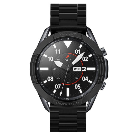 Samsung Galaxy Watch 3 (45mm) Spigen Chrono Shield Deksel - Svart