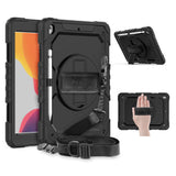 iPad 10.2" (2021 / 2020 / 2019) Tech-Protect Solid360 Case m. Skjermfilm & Skulderstropp Svart