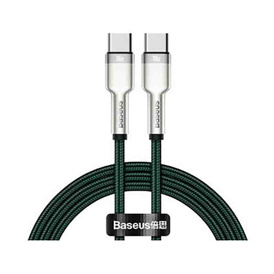 Baseus Cafule Kabel USB-C til USB-C 2m 100W - Grønn