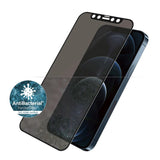 iPhone 12 Pro Max PanzerGlass Antibakteriell Standard Fit Skjermbeskytter - Privacy Glass - Svart