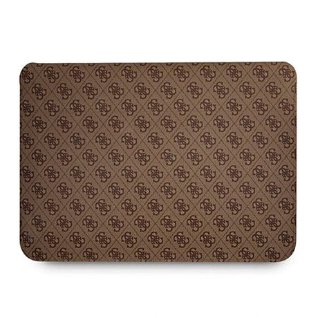 Guess Protective Macbook Sleeve 13" / 14" (33 x 23 Cm) - Brunn - Uptown Triangle Logo