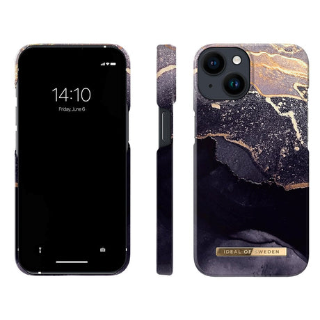 iDeal Of Sweden iPhone 14 Pro Fashion Deksel - Golden Twilight Marble