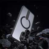 Samsung Galaxy S26 Ultra Hurtel Hybrid Armor X Deksel m. Kickstand – MagSafe Kompatibel – Svart