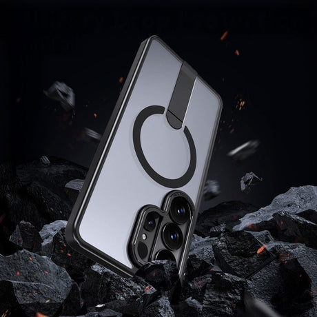 Samsung Galaxy S26 Ultra Hurtel Hybrid Armor X Deksel m. Kickstand – MagSafe Kompatibel – Svart