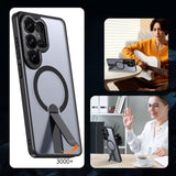 Samsung Galaxy S26 Ultra Hurtel Hybrid Armor X Deksel m. Kickstand – MagSafe Kompatibel – Svart