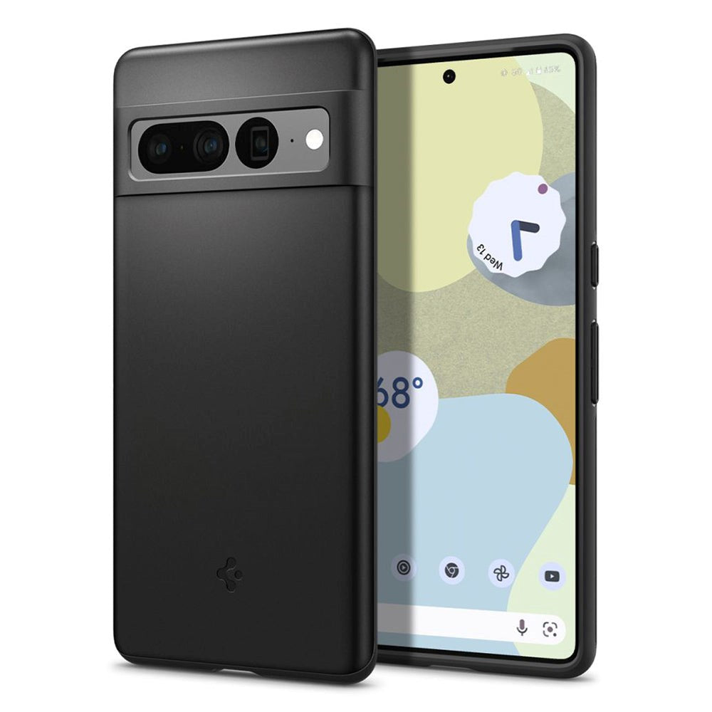 Google Pixel 7 Pro Spigen Thin Fit Deksel - Svart