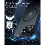 ESR iPhone 16e Classic Hybrid Deksel - MagSafe Kompatibel - Matt Svart