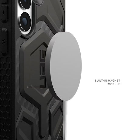 Samsung Galaxy S26+ (Plus) UAG Monarch Pro Carbon Hybrid Deksel – MagSafe Kompatibel – Svart