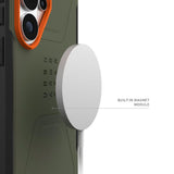 Samsung Galaxy S26 Ultra UAG Civilian Deksel - MagSafe Kompatibel - Grønn / Oransje