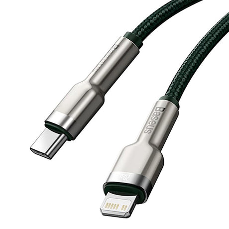 Baseus Cafule Kabel USB-C til Lightning 20W - 1m - Grønn