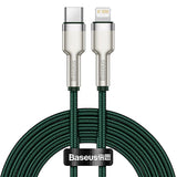 Baseus Cafule Kabel USB-C til Lightning 20W - 2m - Grønn