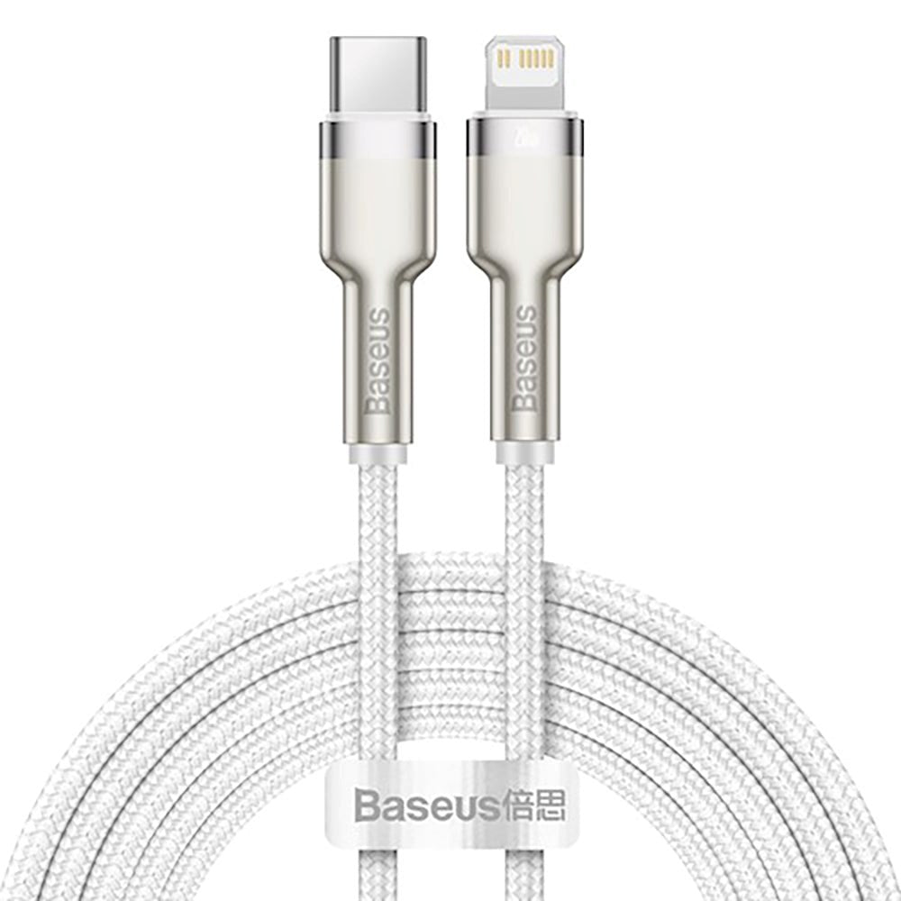 Baseus Cafule Kabel USB-C til Lightning 20W - 2m - Hvit